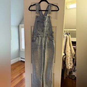 Kensie Light Blue Denim Overalls